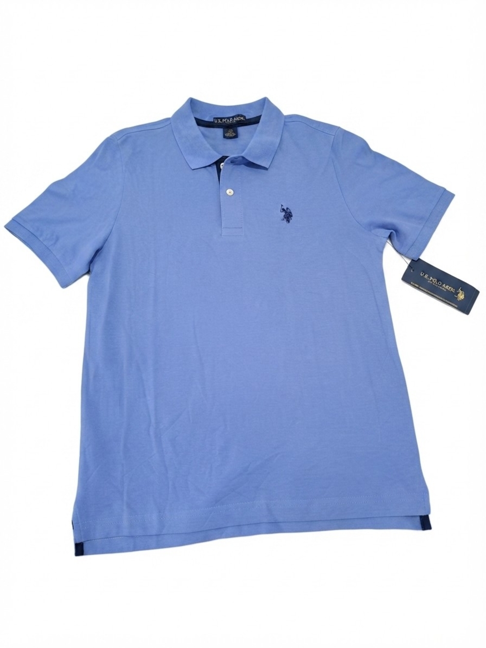 U.S. Polo Assn. For Boys Size XL (14-16) Light Blue Polo Shirt
